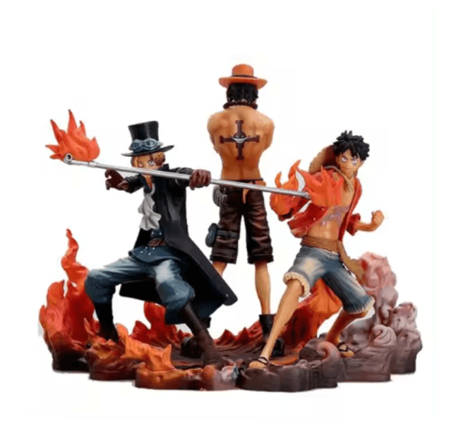 Figurine One Piece - Luffy x Ace x Sabo