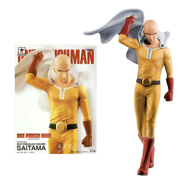 Figurine One Punch Man - Saitama le Chauve à la Cape