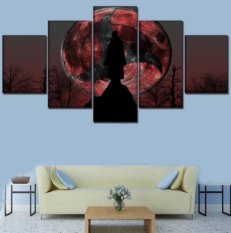 Tableau Naruto Shippuden - Mangekyô Sharingan de Itachi Uchiwa - Magasin Manga