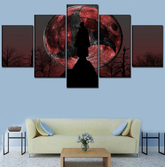 Tableau Naruto Shippuden - Mangekyô Sharingan de Itachi Uchiwa