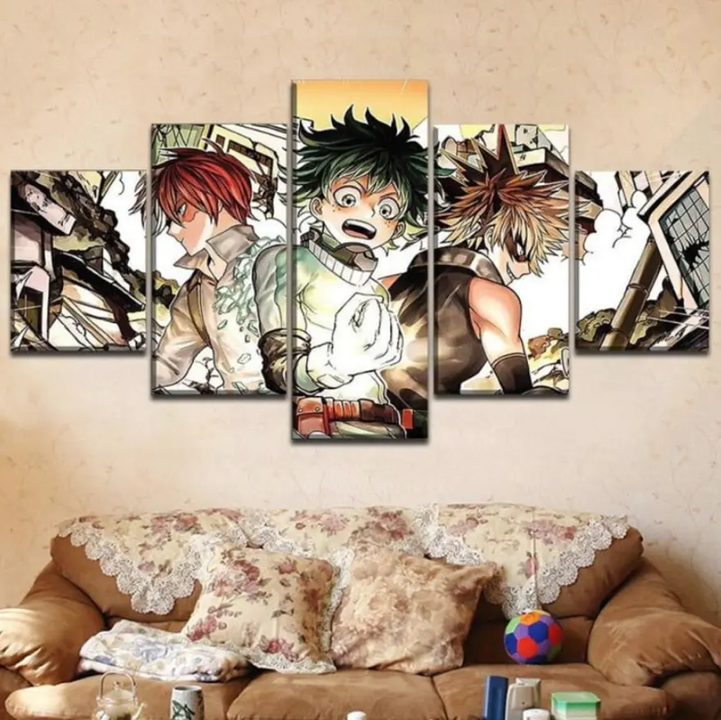 Tableau My Hero Academia - Shoto, Izuku et Bakugo - Magasin Manga