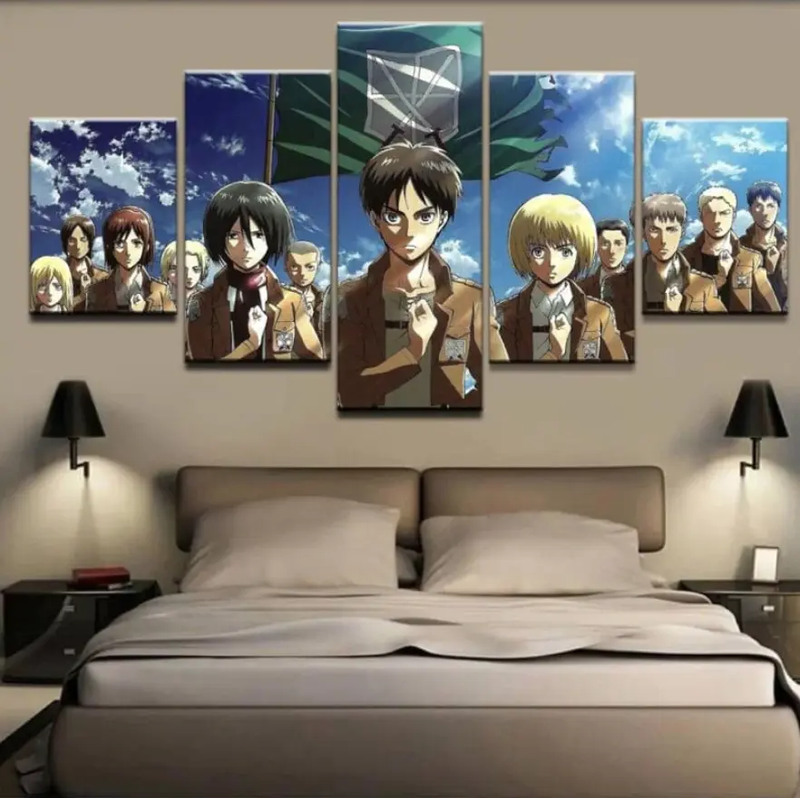 Tableau Attaque des Titans - Bataillon d'Exploration - Magasin Manga