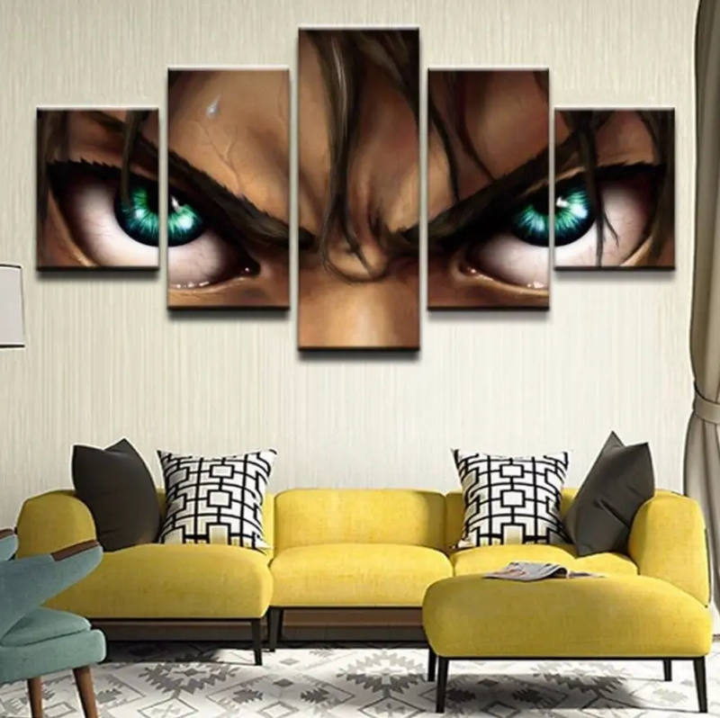 Tableau Attaque des Titans - Eren Jäger - Magasin Manga