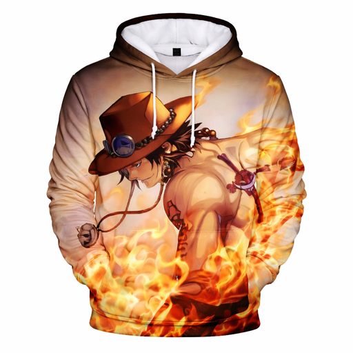 Sweat One Piece - Ace Pouvoir du feu Magasin Manga
