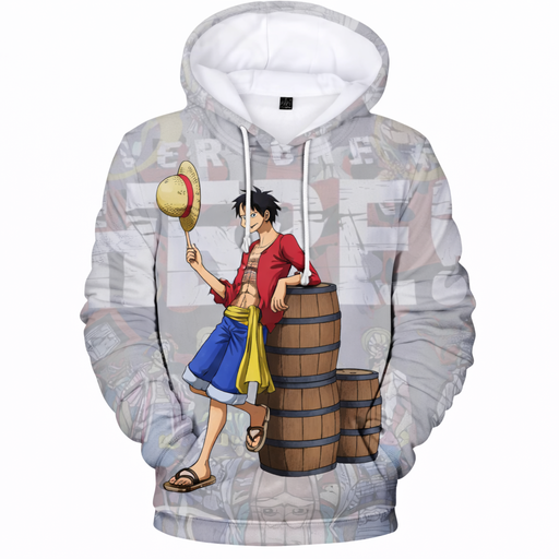 Sweat One Piece - Luffy Esprit Libre Magasin Manga