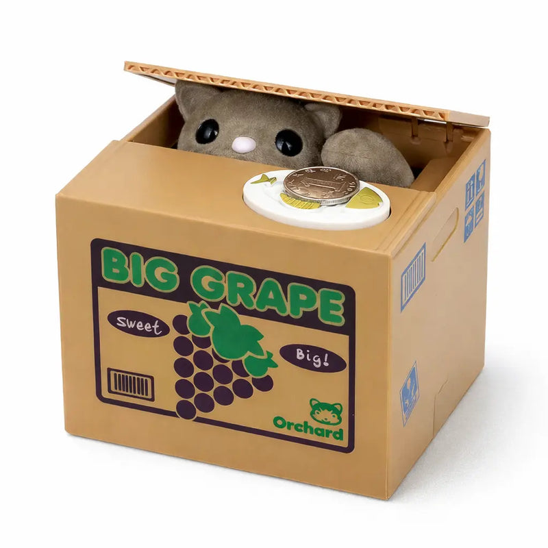 Tirelire - Chat Gris Magasin Manga