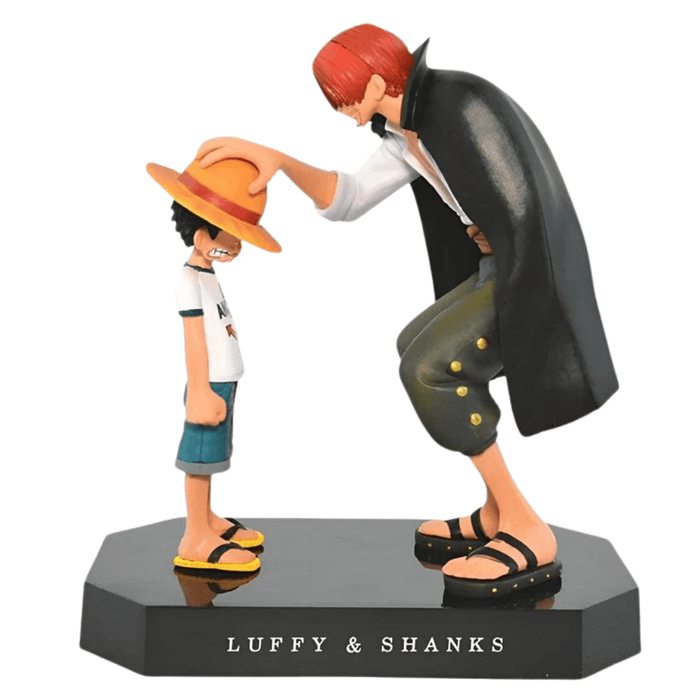 Figurine One Piece - Shanks le Roux x Monkey D Luffy