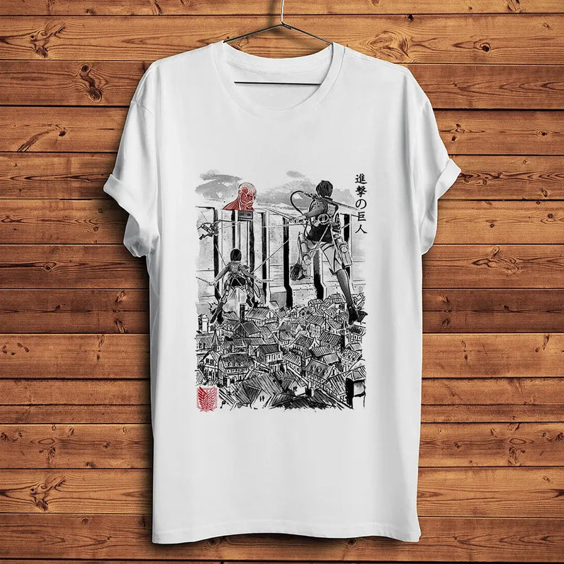T-Shirt l'Attaque des Titans - L’Humanité Contre les Titans - Magasin Manga