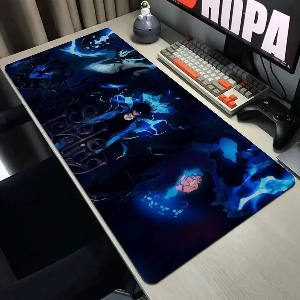 Tapis De Souris Solo Leveling – 800x400 Mm, Imperméable, Base Antidérapante – Design Monarque Des Ombres Igris - 2