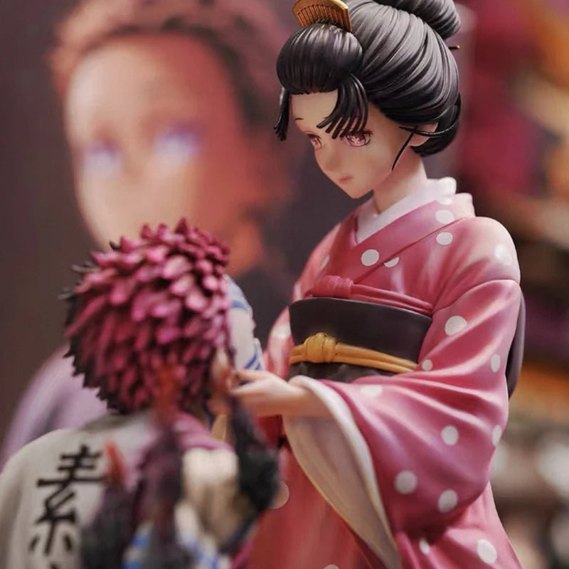 Figurine Demon Slayer Akaza & Koyuki