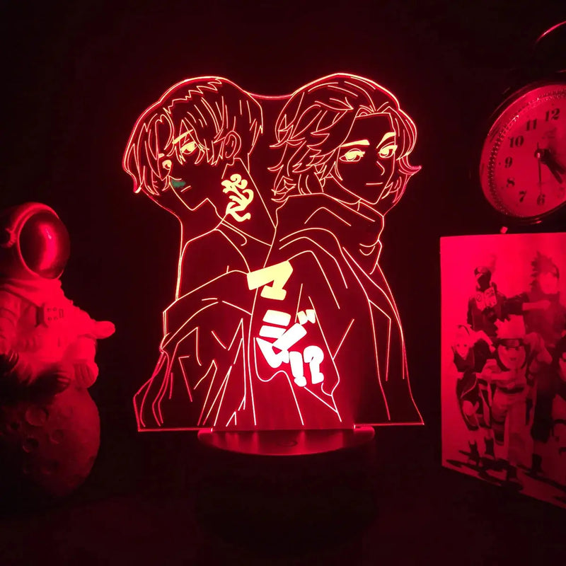 Lampe LED Tokyo Revengers - Manjiro Sano et Ryuguji Ken - Magasin Manga