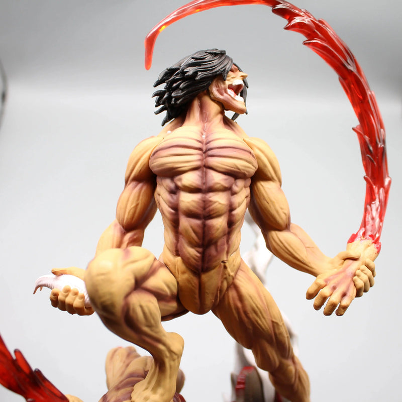 Figurine Attaque des Titans - Titan Assaillant vs Titan Machoire - Magasin Manga