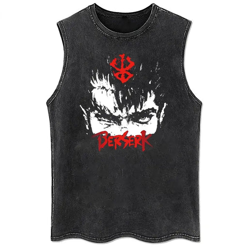 Débardeur Berserk – Regard de Guts & Marque du Sacrifice Magasin Manga