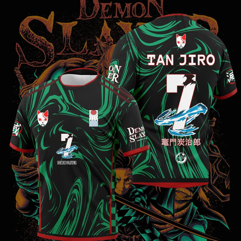 Maillot de Foot Demon Slayer - Tanjiro Kamado Magasin Manga