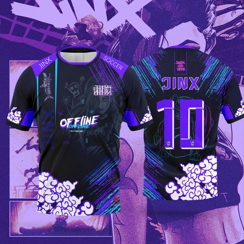 Maillot de Foot League of Legends - Jinx Magasin Manga