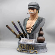 Figurine One Piece - Wanted Bust Roronoa Zoro - Magasin Manga