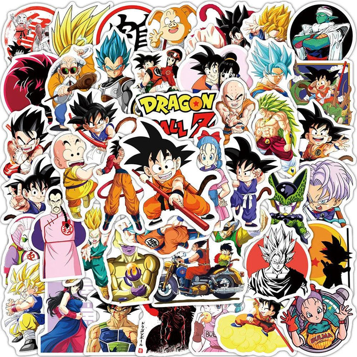 Stickers Dragon Ball Z - 50PCS - Magasin Manga