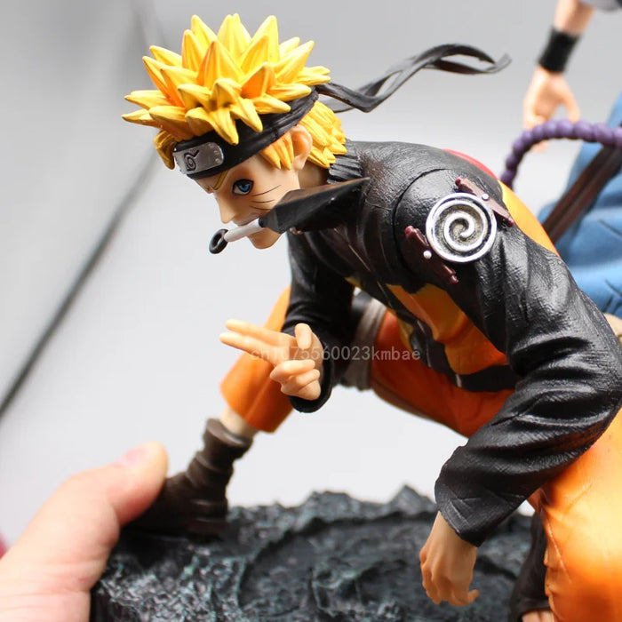 Figurine Naruto - Naruto Uzumaki & Sasuke Uchiha Battle Version