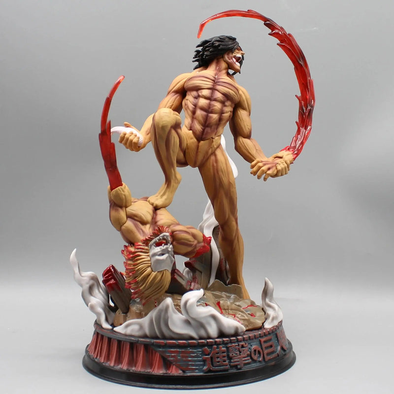 Figurine Attaque des Titans - Titan Assaillant vs Titan Machoire - Magasin Manga