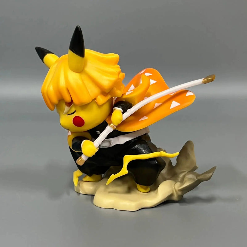 Figurine Demon Slayer - Zenitsu x Pikachu Magasin Manga