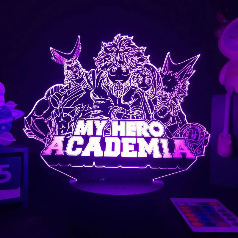 Lampe LED My Hero Academia - MHA - Magasin Manga