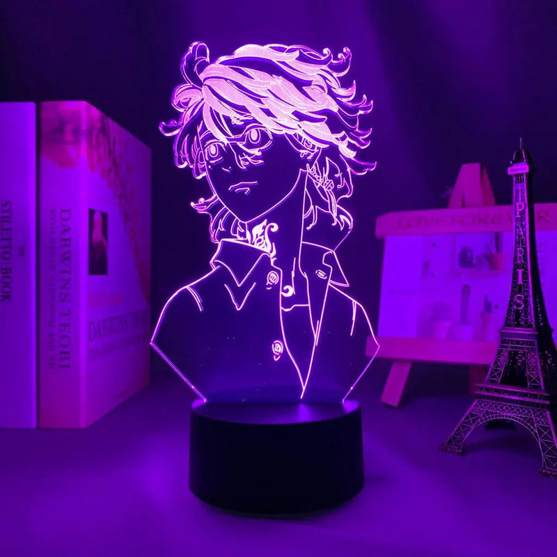 Lampe LED Tokyo Revengers - Manjiro Sano et Ryuguji Ken - Magasin Manga