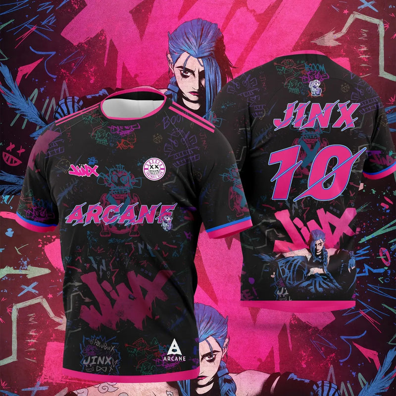 Maillot de Foot League of Legends - Jynx Arcane Magasin Manga