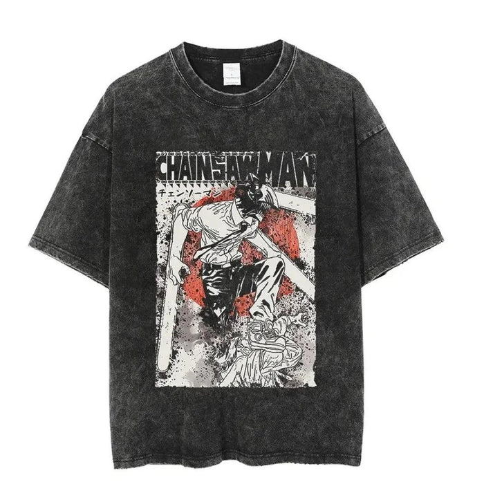 T-Shirt Chainsaw Man - Folie - Magasin Manga