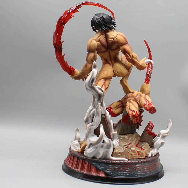 Figurine Attaque des Titans - Titan Assaillant vs Titan Machoire - Magasin Manga