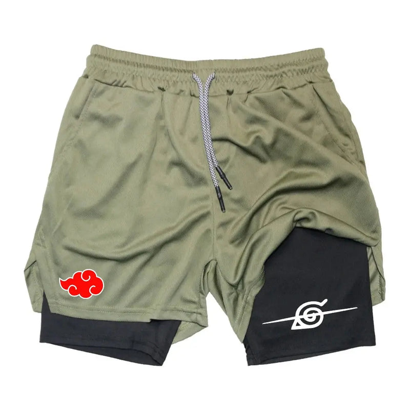 Short de Compression Naruto - Akatsuki Gym Magasin Manga