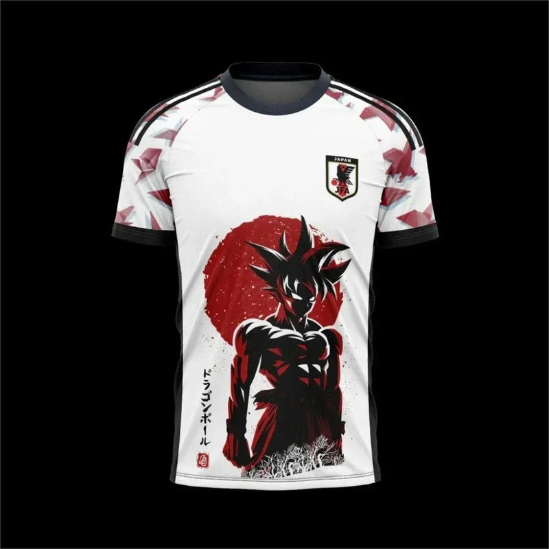 Maillot de Foot Dragon Ball Z - Son Goku Blanc Magasin Manga