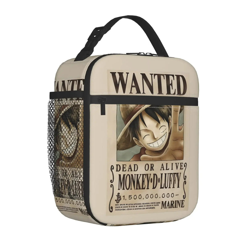 Sac à Lunch One Piece - Wanted Monkey D. Luffy - Magasin Manga
