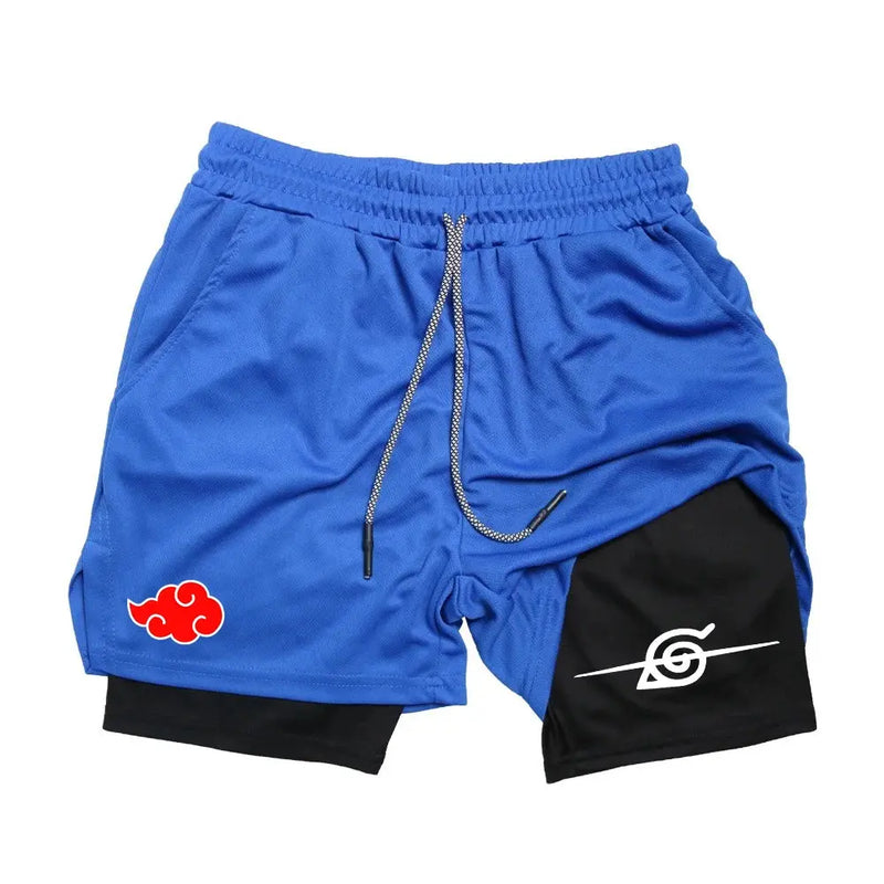 Short de Compression Naruto - Akatsuki Gym Magasin Manga