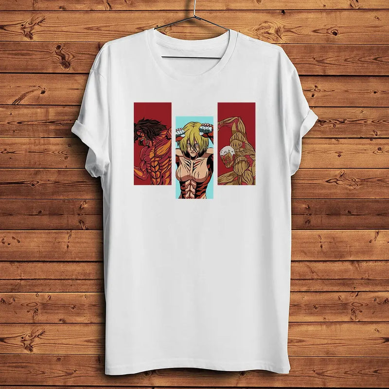 T-Shirt l'Attaque des Titans - Assaillant x Féminin x Colossal - Magasin Manga