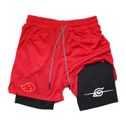 Short de Compression Naruto - Akatsuki Gym Magasin Manga
