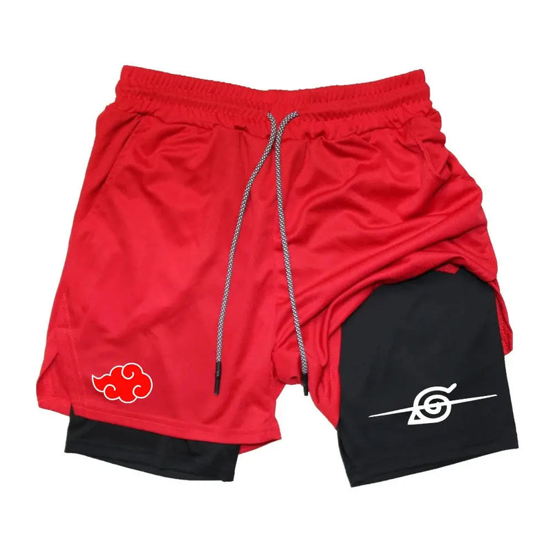 Short de Compression Naruto - Akatsuki Gym Magasin Manga