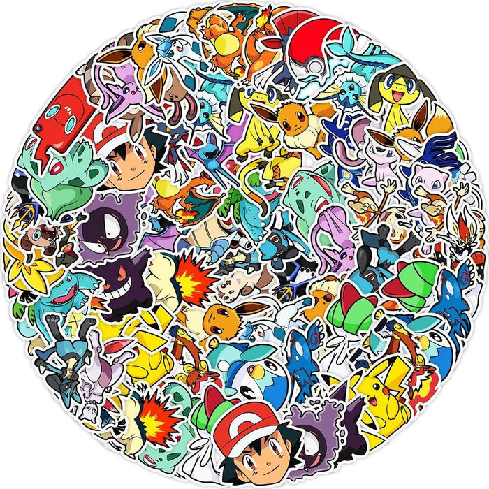 Stickers Pokémon - 50PCS Graffiti - Magasin Manga