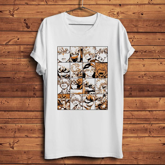 T-Shirt My Hero Academia - Katsuki Bakugo Mosaïque