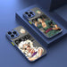 Coques Iphone Roronoa & Luffy Gear 5 Bleu - Magasin Manga