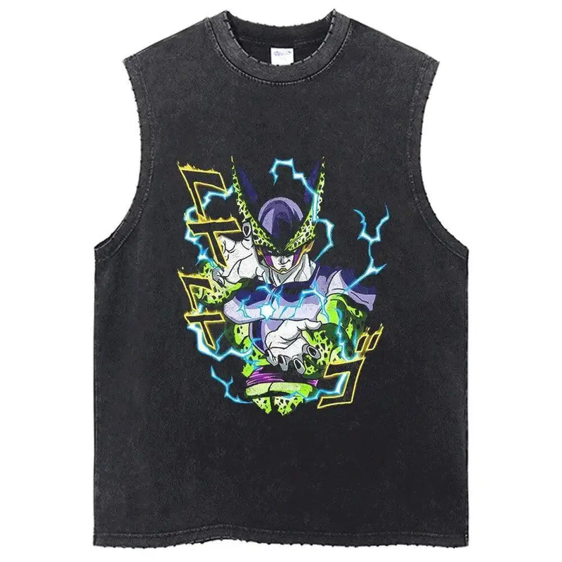 Débardeur Dragon Ball Z - Cell Vintage - Magasin Manga