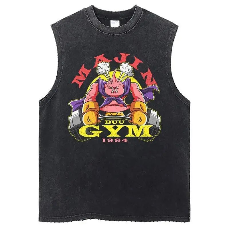 Débardeur Dragon Ball Z - Majin Buu Gym Vintage - Magasin Manga