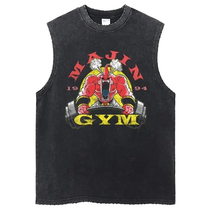Débardeur Dragon Ball Z - Majin Gym Vintage - Magasin Manga