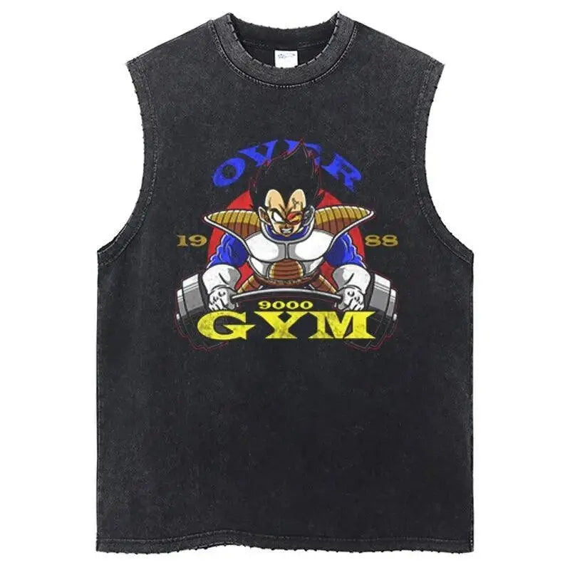 Débardeur Dragon Ball Z - Over 9000 Gym - Magasin Manga