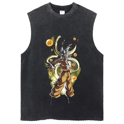 Débardeur Dragon Ball Z - Son Goku Vintage - Magasin Manga