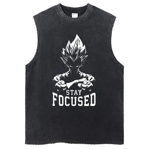 Débardeur Dragon Ball Z - Stay Focused - Magasin Manga