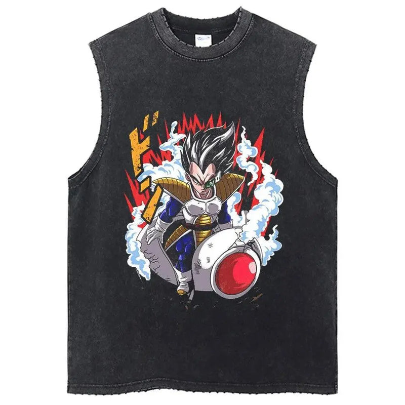 Débardeur Dragon Ball Z - Vegeta Storm - Magasin Manga