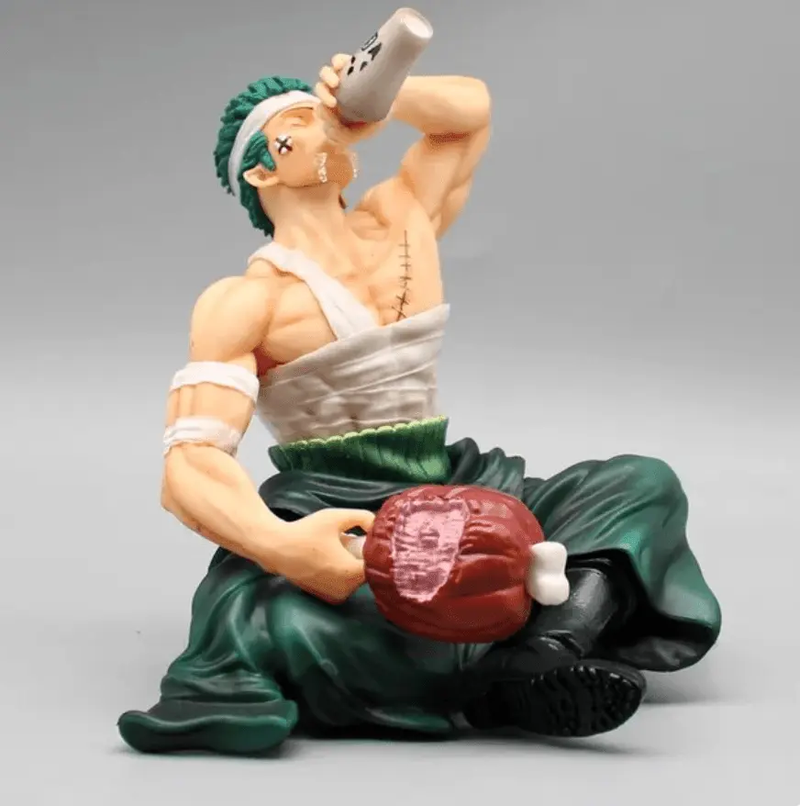 Figurine One Piece Roronoa Zoro Injured Drinking - Magasin Manga