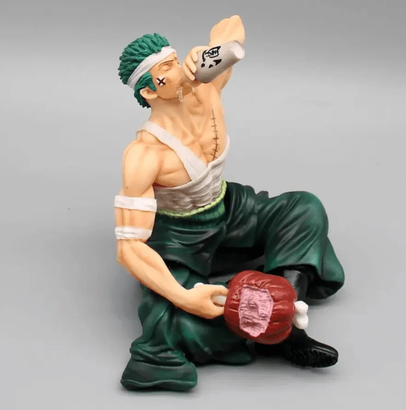 Figurine One Piece Roronoa Zoro Injured Drinking - Magasin Manga