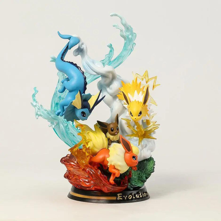 Anime Pokémon Starter Evolution Action Figure 26cm Statue Collection