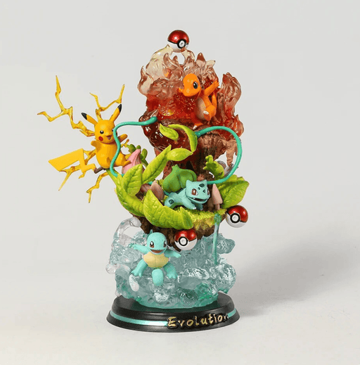 Figurine Pokémon Pikachu, Salamèche, Bulbizarre & Carapuce - Magasin Manga